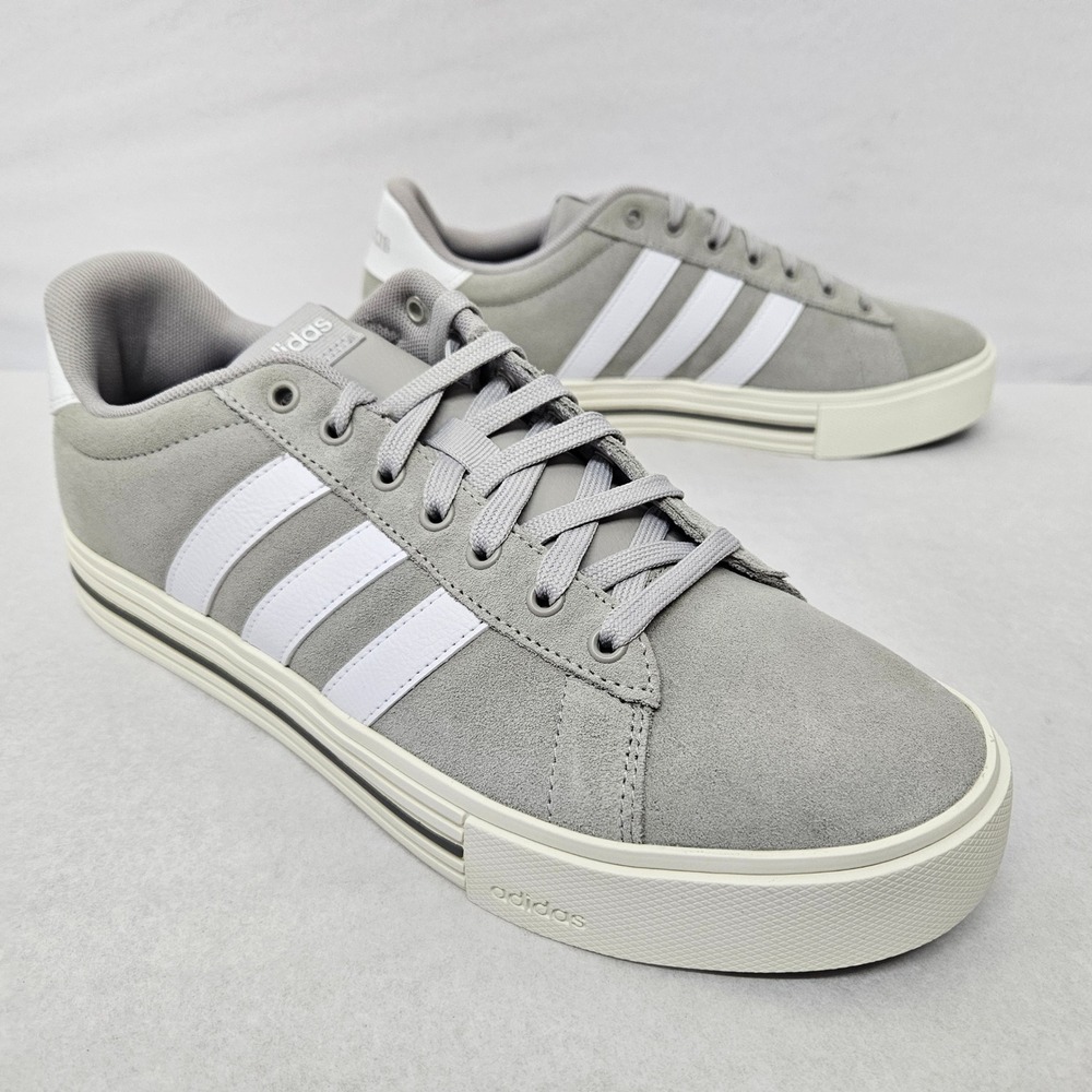 Adidas‎ Daily 4.0 Skateboarding Shoes IF4504 Gray White Men's Size 10.5